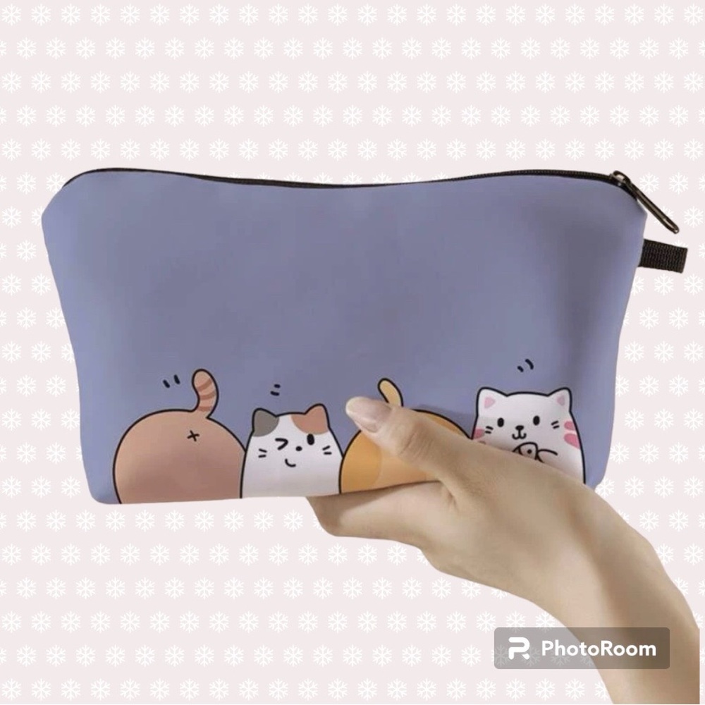 🐈🆕 Cat Pattern Makeup Bag or Pencil Case